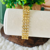 Bracelet manchette hexagonal Gavriella