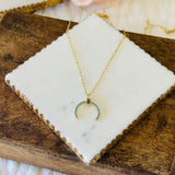Collier Elda Turquoise Horn