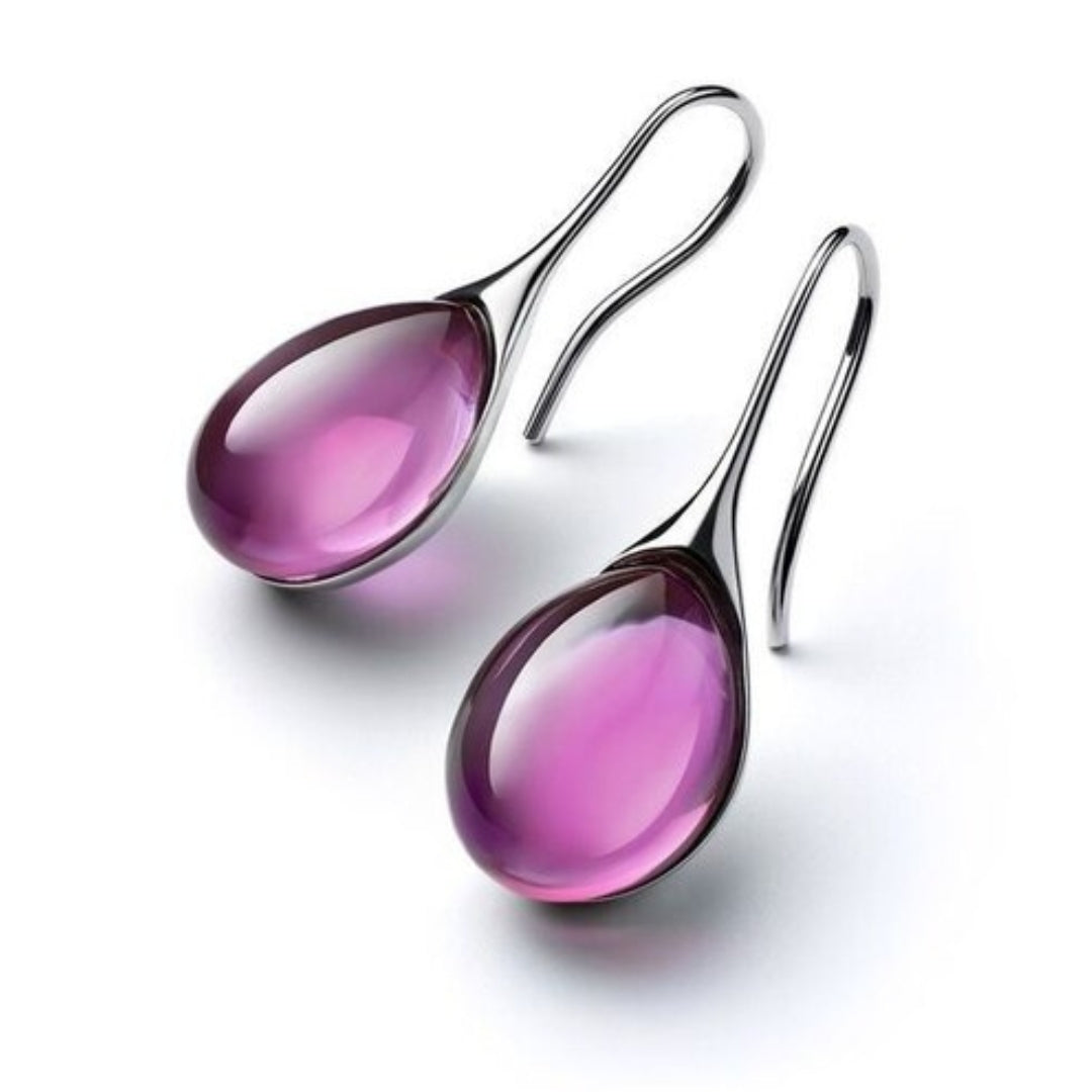 Boucles d'oreilles Élégance™ | Cristal chic, pendantes
