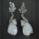 Boucles d'oreilles argentées Boho Grape