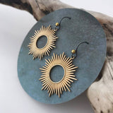 Boucles d'oreilles Boho Solar en argent