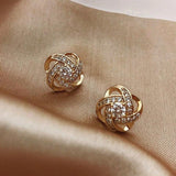 Boucles d'oreilles Sphère Élégante Brillante