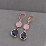 Boucles d'oreilles de Luxe avec Pierres Naturelles