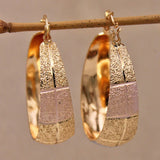 Boucles d'oreilles élégantes en or