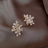 Boucles d'oreilles perles corail de mer
