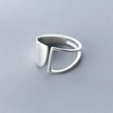 Bague vintage en argent Simplicity