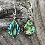Boucles d'oreilles vintage chromatiques en forme de goutte