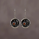 Boucles d'oreilles rondes vintage Moonlight