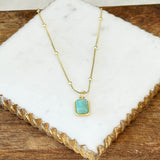 Collier en pierres précieuses Briella Amazonite
