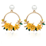 Boucles d'oreilles Élégance™ | Or et perles raffinées