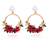 Boucles d'oreilles Élégance™ | Or et perles raffinées