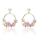 Boucles d'oreilles Élégance™ | Or et perles raffinées