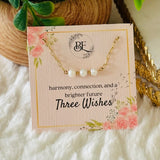 Collier de perles « Trois souhaits »