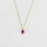 Collier baguette Violetta Amethyst