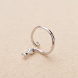 Bague Chat Botté en Argent