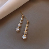 Boucles d'oreilles en Zirconium en Or