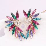 Boucles d'oreilles Heart Wings avec zircones