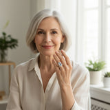 Bague éblouissante en zircon