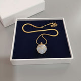 Collier Vintage Moonstone Love