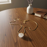 Collier Vintage Moonstone Love