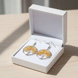 Boucles d'oreilles en cristal naturel Wishing Tree