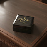 Bague élégante rectangulaire en zircone