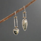 Boucles d'oreilles longues punk mécaniques