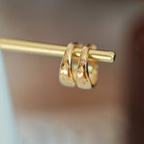 Boucles d'oreilles Élégance™ | Or et argent, luxe intemporel