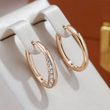 Boucles d'oreilles créoles élégantes en or