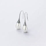 Boucles d'oreilles avec Perles en Or et Argent