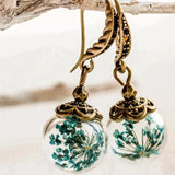 Boucles d'oreilles exotiques en or