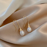 Boucles d'oreilles avec Perles en Or et Argent