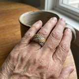 Bague vintage en or et diamant
