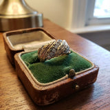 Bague vintage en or et diamant