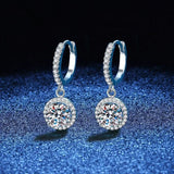 Boucles d'oreilles™ | Moissanite en argent sterling
