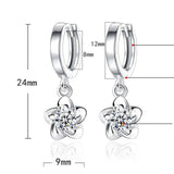 Boucles d'oreilles™ | Argent sterling, zircons raffinés