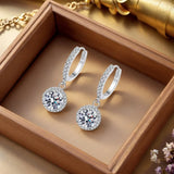 Boucles d'oreilles™ | Moissanite en argent sterling