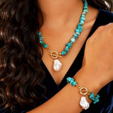 Collier Turquoise™ | Élégance en matière précieuse – FS