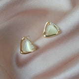 Opalescence™ | Boucles d'oreilles en opale et cristal