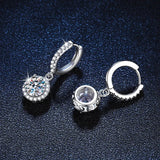 Boucles d'oreilles™ | Moissanite en argent sterling