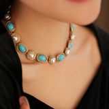 Déclaration Antique™ | Ensemble en or et turquoise – FS