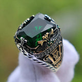 Bague turque vintage avec sceau