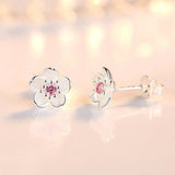 Fleur Éclat™ | Boucles d'oreilles zirconium raffinées