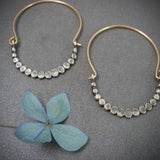 Boucles d'oreilles argent cubique bohème