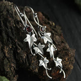 Boucles d'Oreilles Elfe Feuille Vintage