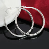 Belmont™ | Boucles d'oreilles créoles en argent