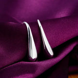Goutte d'Eau™ | Boucles créoles en argent sterling
