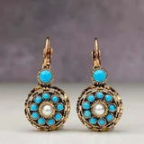 Médaillon™ | Boucles d'oreilles en turquoise – FS