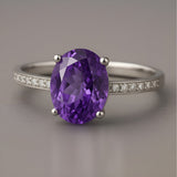Bague Eva Améthyste