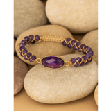 Bracelet élégant en améthyste
